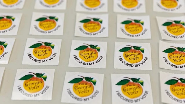Georgia voter stickers