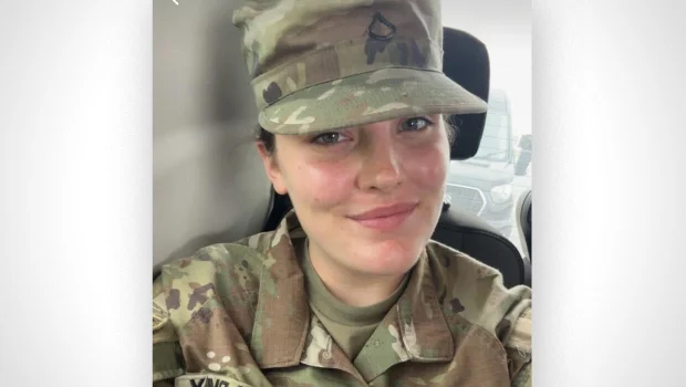 National Guard member Army Spc. Sarah Beckstrom