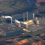 Aerial view of a Georgia power plant in Cartersville