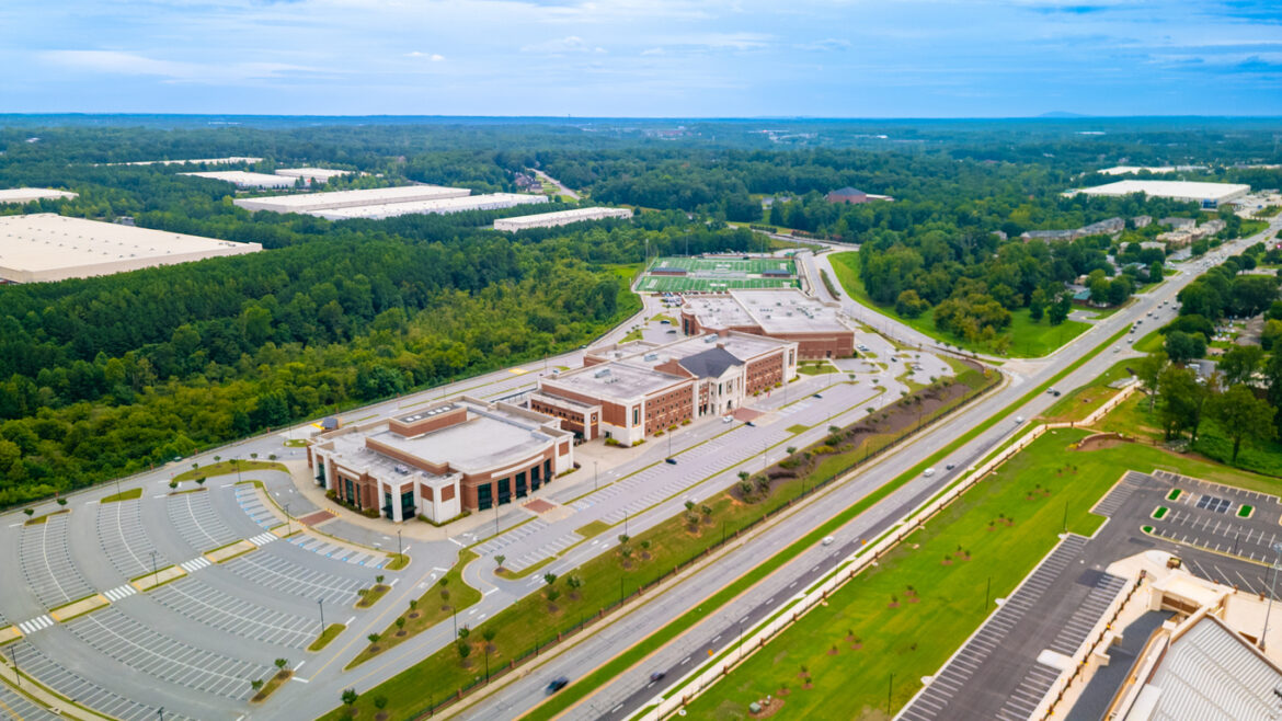 Buford High School in Buford, Georgia, home to the Buford High School Wolves.