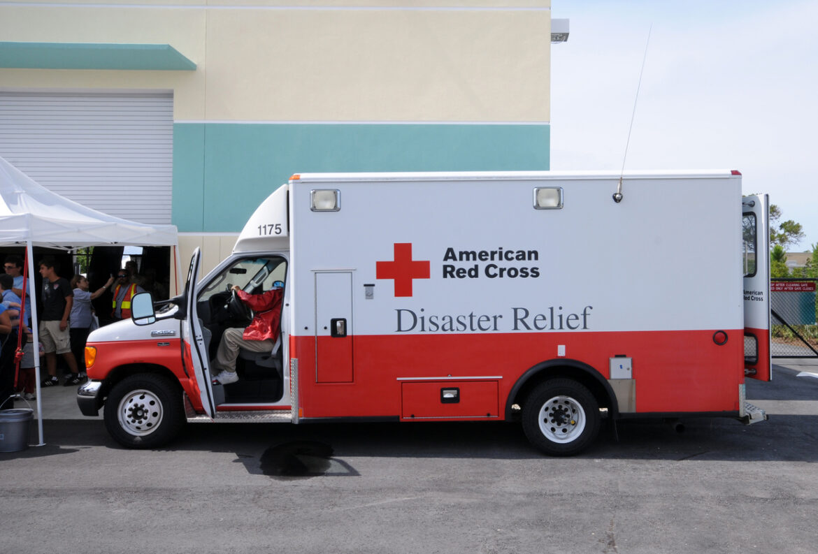 American Red Cross disaster relief truck