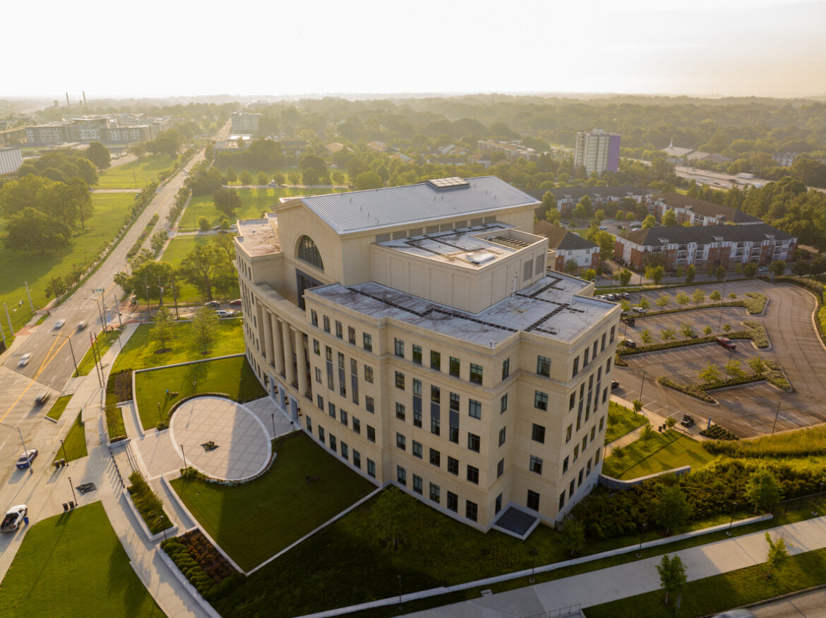 Aerial photo Georgia Supreme Court Atlanta circa 2023