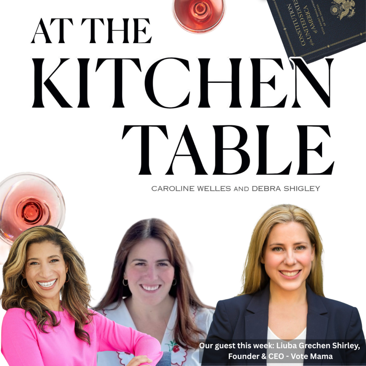 'Vote Mama' CEO/founder Liuba Grechen Shirley pulled up to the virtual 'kitchen table' for some frank talk about moms being under-represented in state & federal government and why it's important to address that.