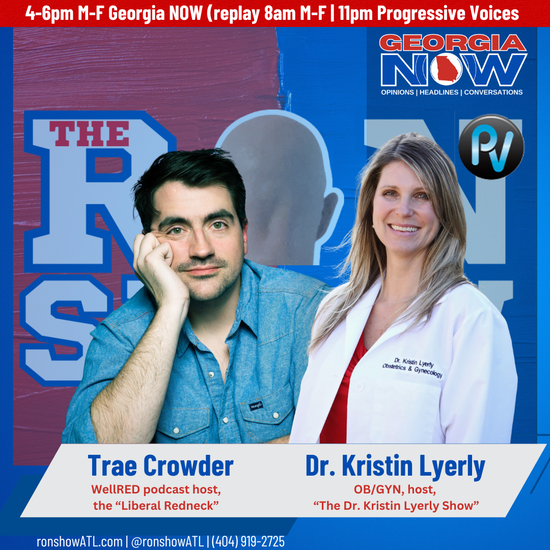"Liberal redneck" Trae Crowder & Dr. Kristin Lyerly joined The Ron Show today.