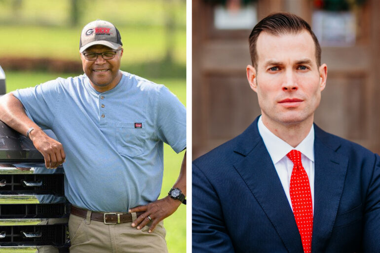 Democrat Shawn Harris will face off against Republican Clay Fuller in a runoff scheduled for April 7. Credit: Respective Campaign Pages.