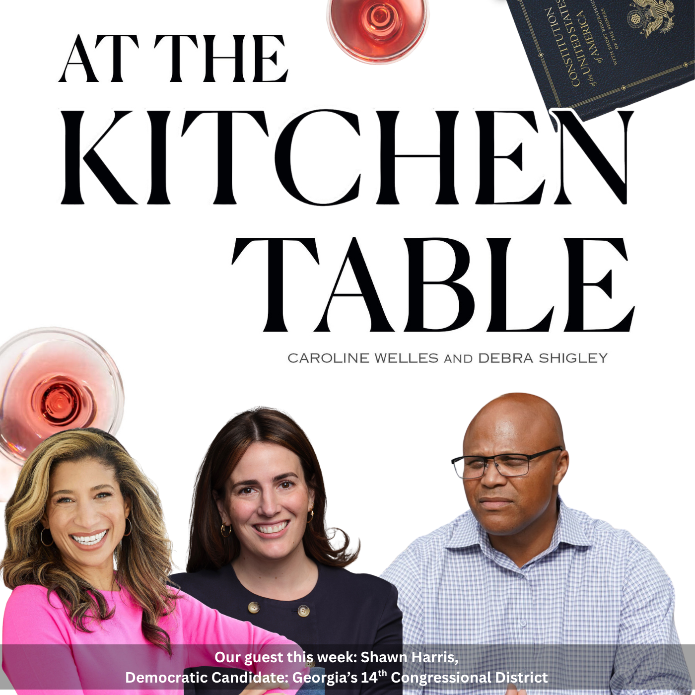 Retired brigadier general, current cattle rancher and NW Georgia Congressional candidate Shawn Harris pulls up a chair at our kitchen table.