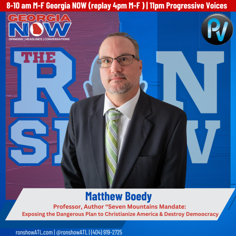 Author & UNG professor Matthew Boedy joined The Ron Show Wednesday after attending the Athens TPUSA rally.