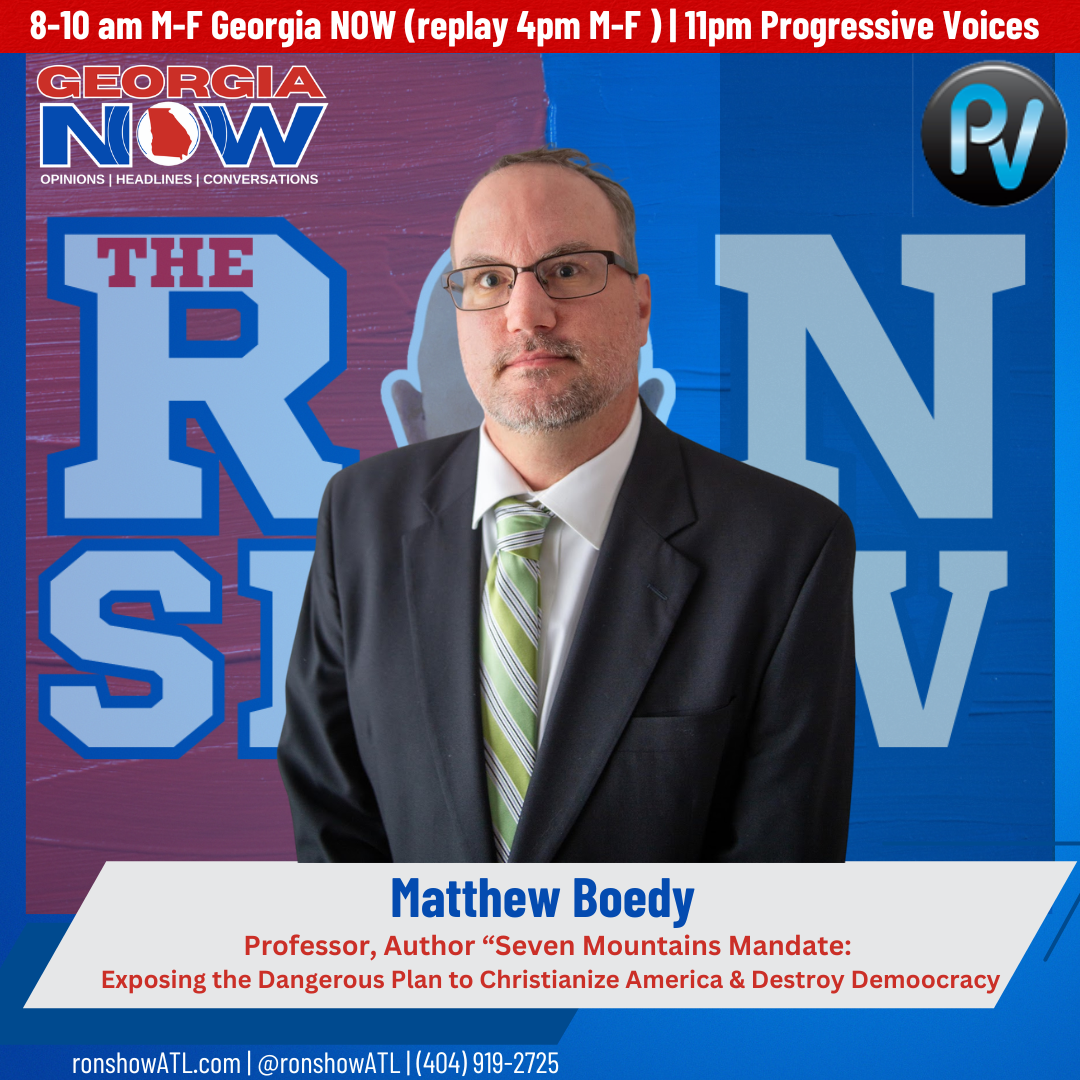 Author & UNG professor Matthew Boedy joined The Ron Show Wednesday after attending the Athens TPUSA rally.