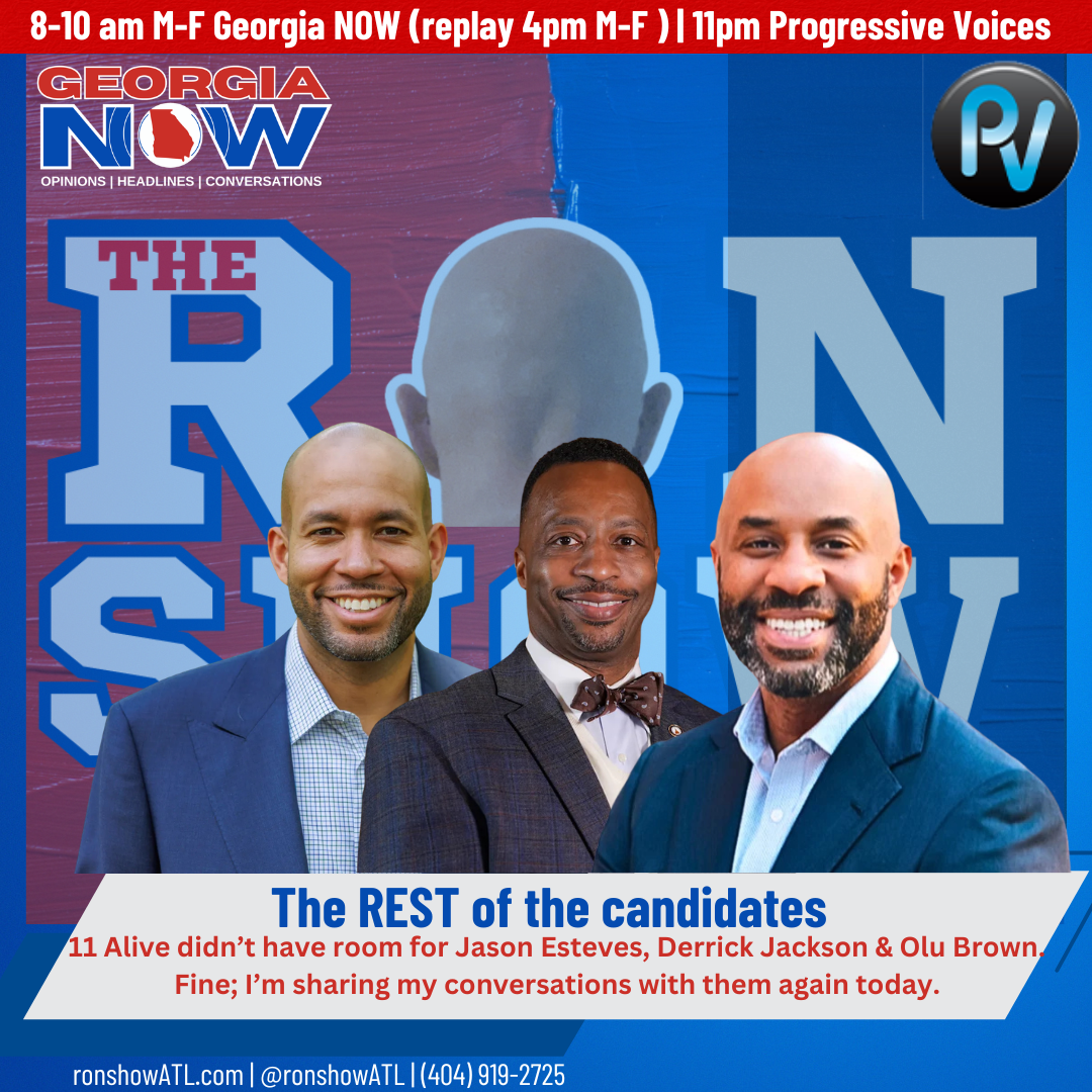 Jason Esteves, Derrick Jackson & Olu Brown got un-snubbed by me, today on The Ron Show.