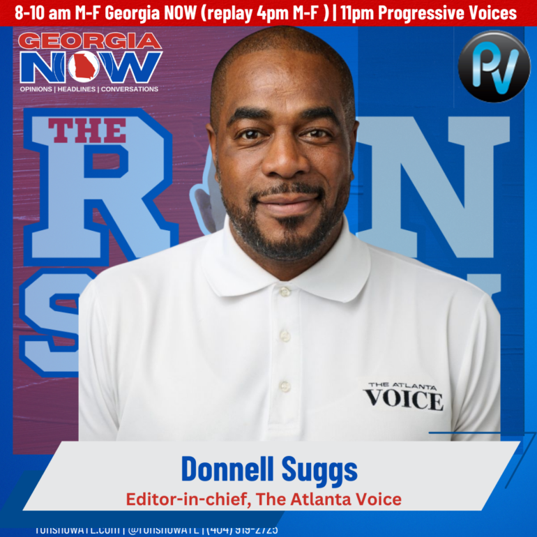 'Atlanta Voice' editor-in-chief Donnell Suggs joined The Ron Show Monday, the day before Georgia primary election day.