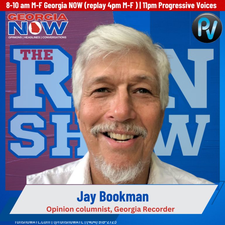 Georgia Recorder opinion columnist Jay Bookman joined The Ron Show to talk MARTA & Georgia's needed role in its future.