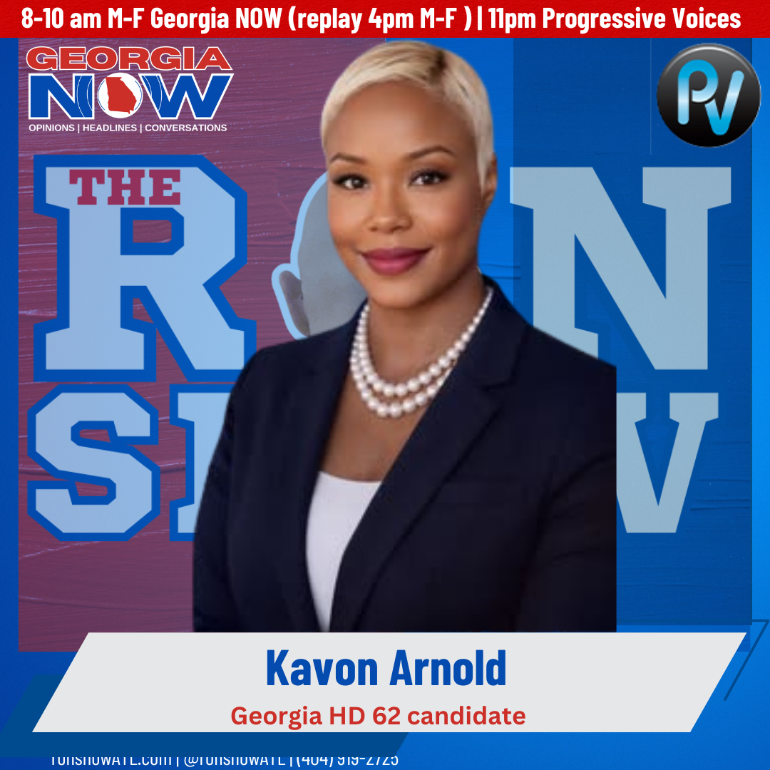 Democratic HD 62 primary candidate KaVon Arnold joined The Ron Show Monday.