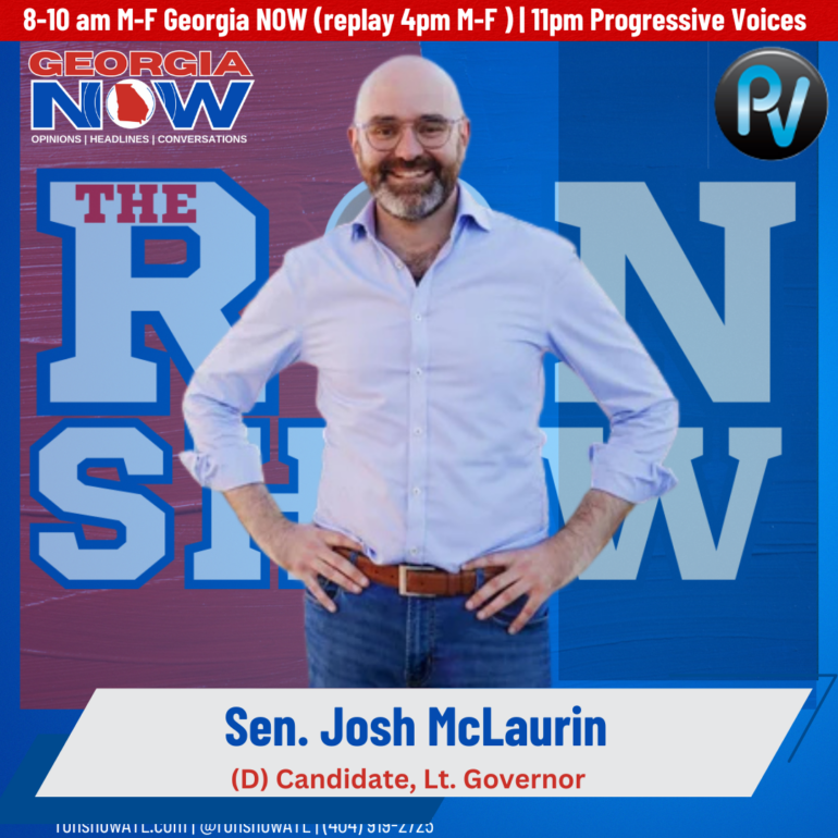 Seb, Josh McLaurin, (D) candidate for Lt Governor, joined The Ron Show Wednesday.