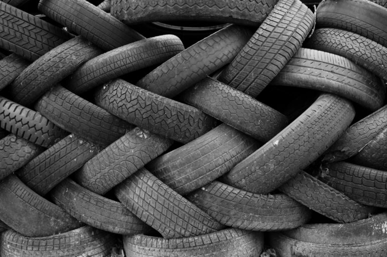 Stacks of tires
