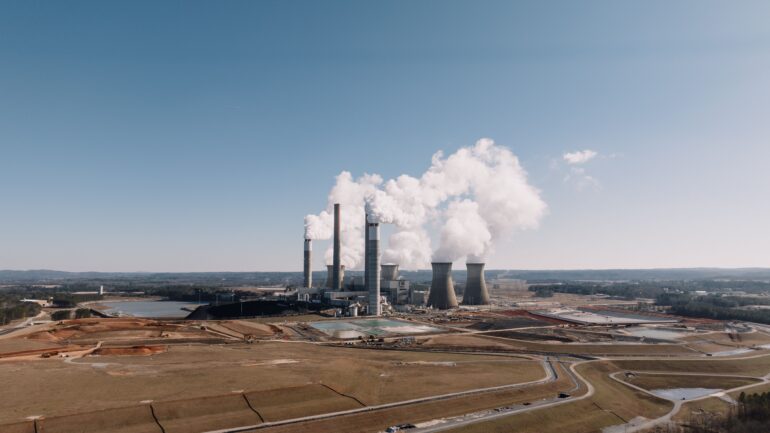 Aerial Image of a Georgia Power plant