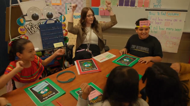 Kylie Hardy, Cobb County School District's Elementary Teacher of the Year, teaches English learners at Mableton Elementary School.